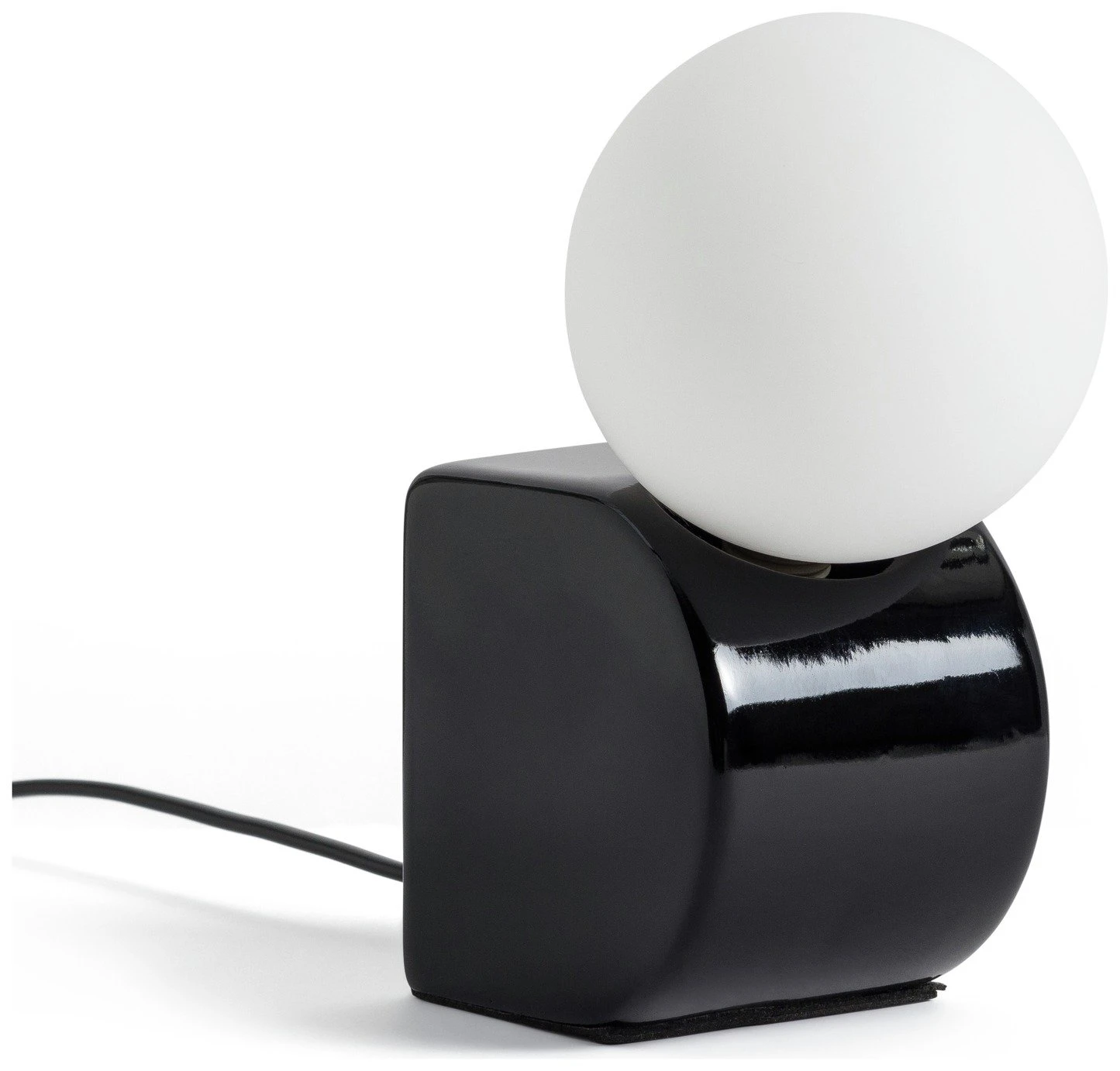 Habitat Vico Opal Table Lamp - Black 4 Habitat Vico Opal Table Lamp - Black - Image 4