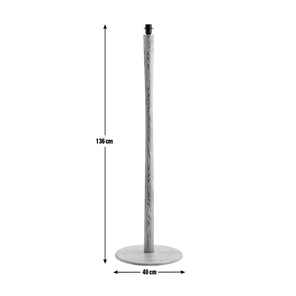 Habitat Pole Floor Lamp Base Only - Oak 2 Habitat Pole Floor Lamp Base Only - Oak - Image 2