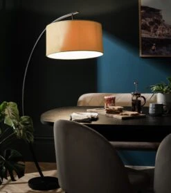 Habitat 49cm Velvet Shade - Saffron -Habitat Store 9458495 R Z003C