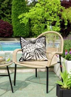 Habitat Java 2 Seater Metal Garden Bistro Set - Natural 17 Habitat Java 2 Seater Metal Garden Bistro Set - Natural -Habitat Store 9463583 R Z004C