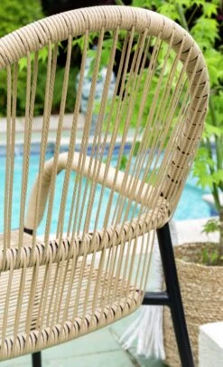 Habitat Java 2 Seater Metal Garden Bistro Set - Natural 19 Habitat Java 2 Seater Metal Garden Bistro Set - Natural -Habitat Store 9463583 R Z010C