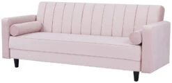 Habitat Preston Clic Clac Velvet Sofa Bed - Pink -Habitat Store 9478255 R Z006A