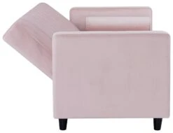 Habitat Preston Clic Clac Velvet Sofa Bed - Pink -Habitat Store 9478255 R Z007A