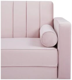 Habitat Preston Clic Clac Velvet Sofa Bed - Pink -Habitat Store 9478255 R Z009A