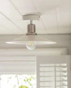 Habitat Pixie Flush To Ceiling Light - Off White 9 Habitat Pixie Flush To Ceiling Light - Off White -Habitat Store 9478523 R Z002C