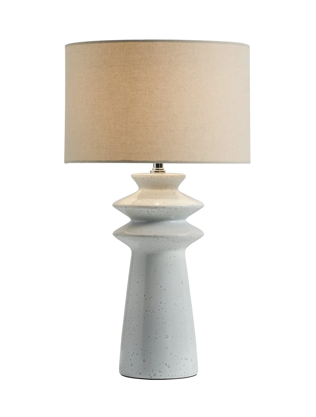 Habitat Astraeus Ceramic Table Lamp - White & Cream 7 Habitat Astraeus Ceramic Table Lamp - White & Cream - Image 7