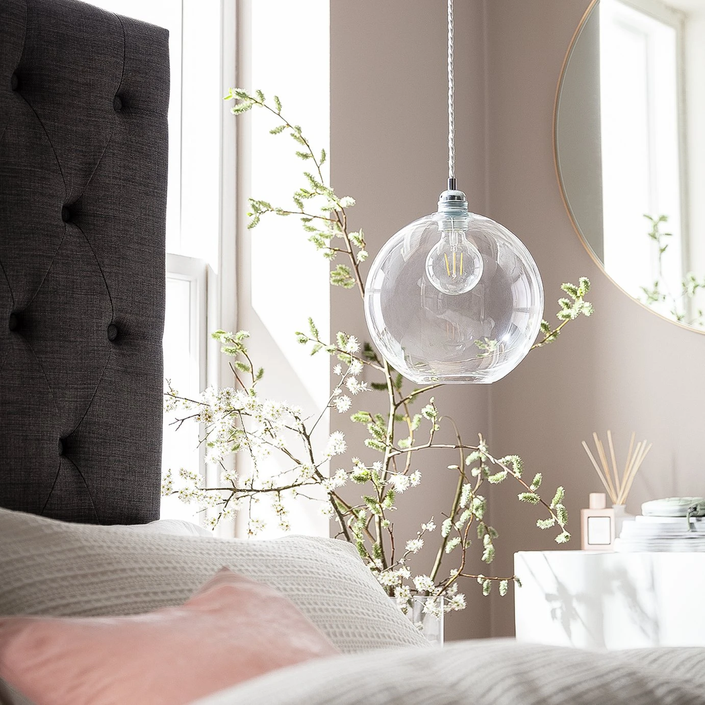 Habitat Toba Clear Pendant Glass Shade 1 Habitat Toba Clear Pendant Glass Shade