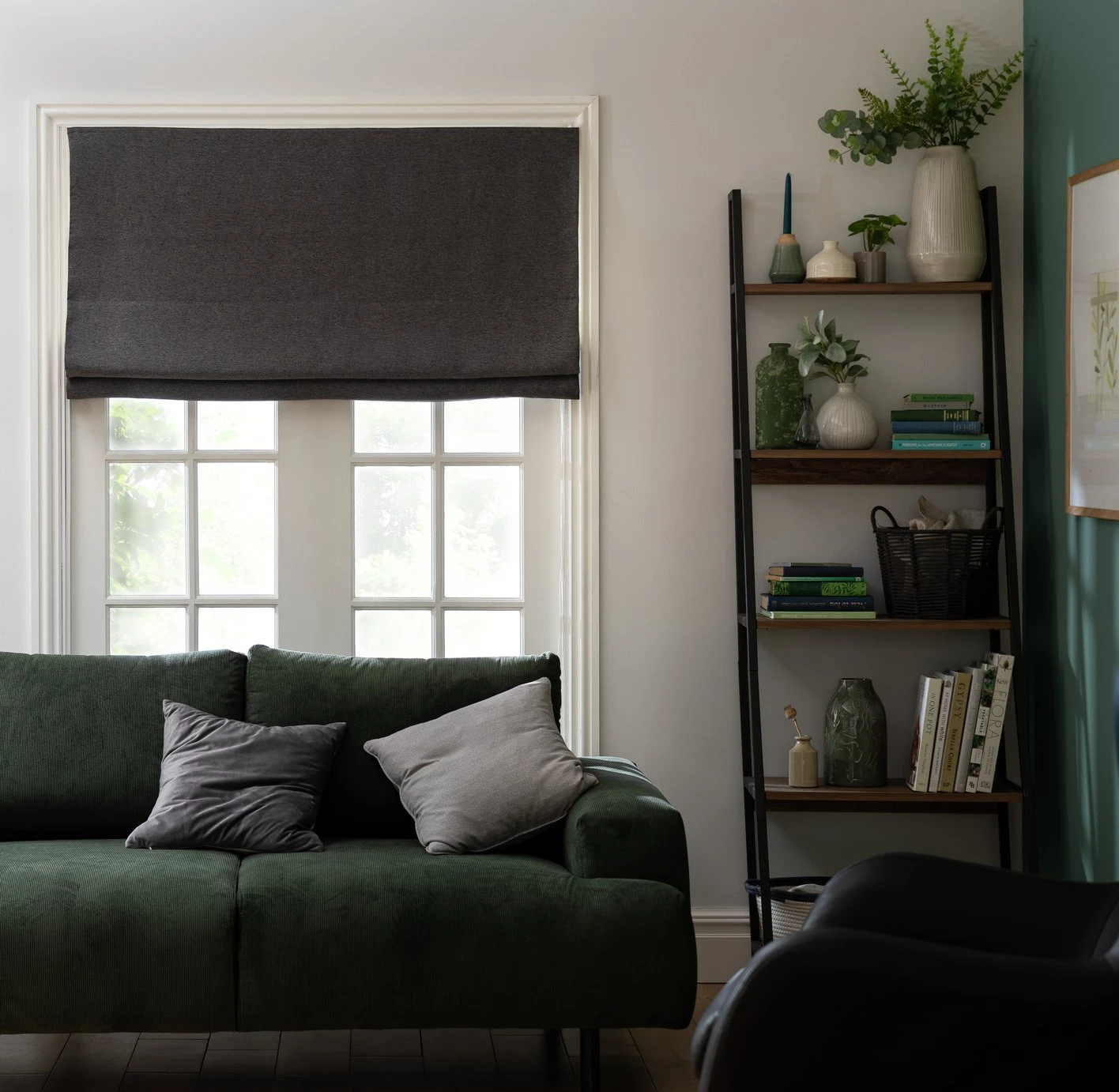 Habitat Blackout Plain Roman Blind - Slate Grey - 3ft 1 Habitat Blackout Plain Roman Blind - Slate Grey - 3ft