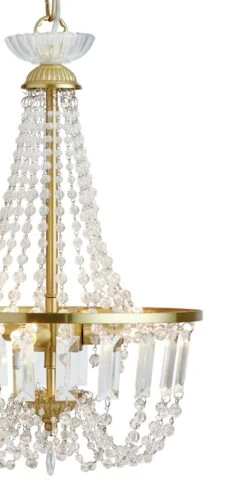 Habitat Capella Empire Chandelier - Brushed Brass 11 Habitat Capella Empire Chandelier - Brushed Brass -Habitat Store 9486333 R Z002A
