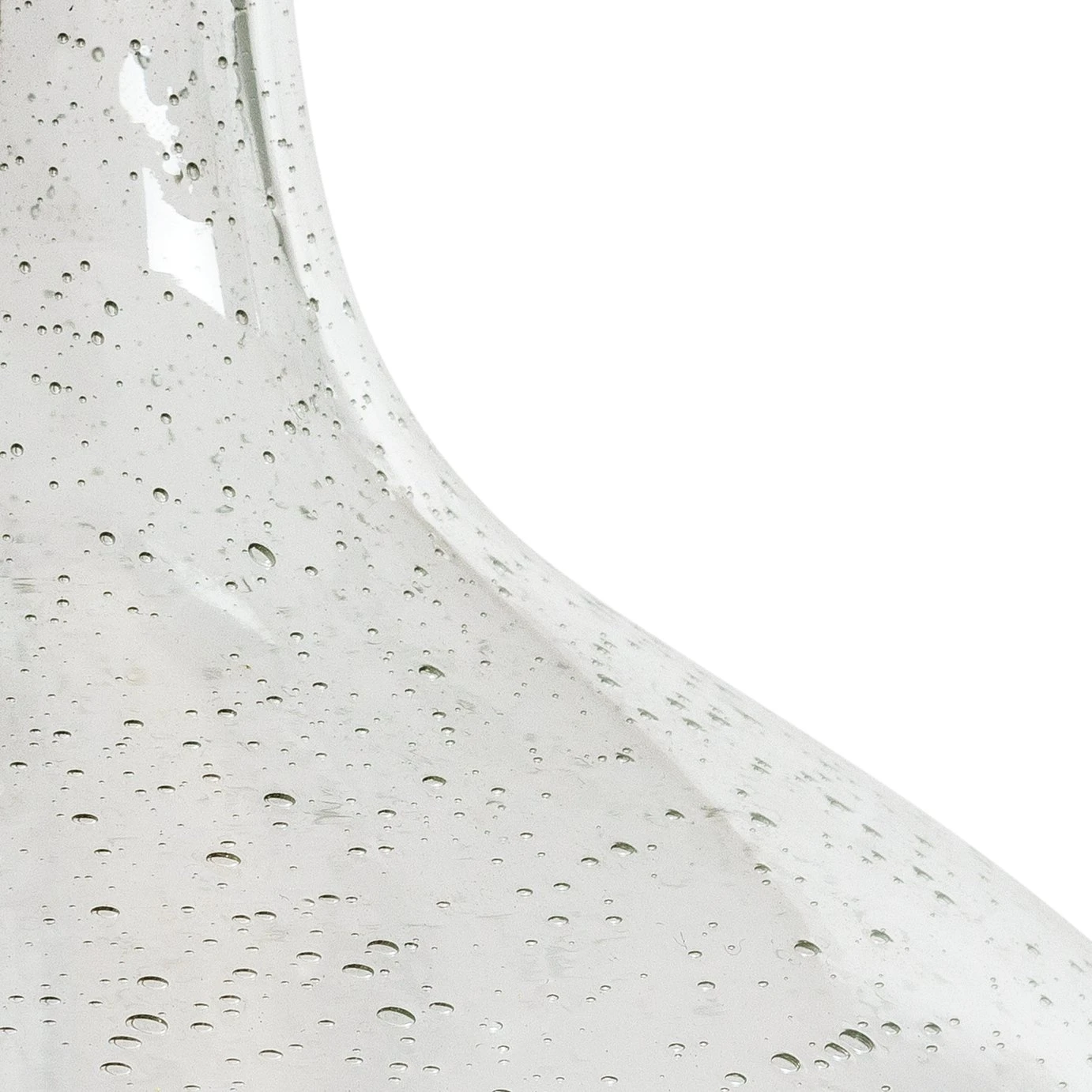 Habitat Abas Glass Table Lamp - Clear & Cream 5 Habitat Abas Glass Table Lamp - Clear & Cream - Image 5