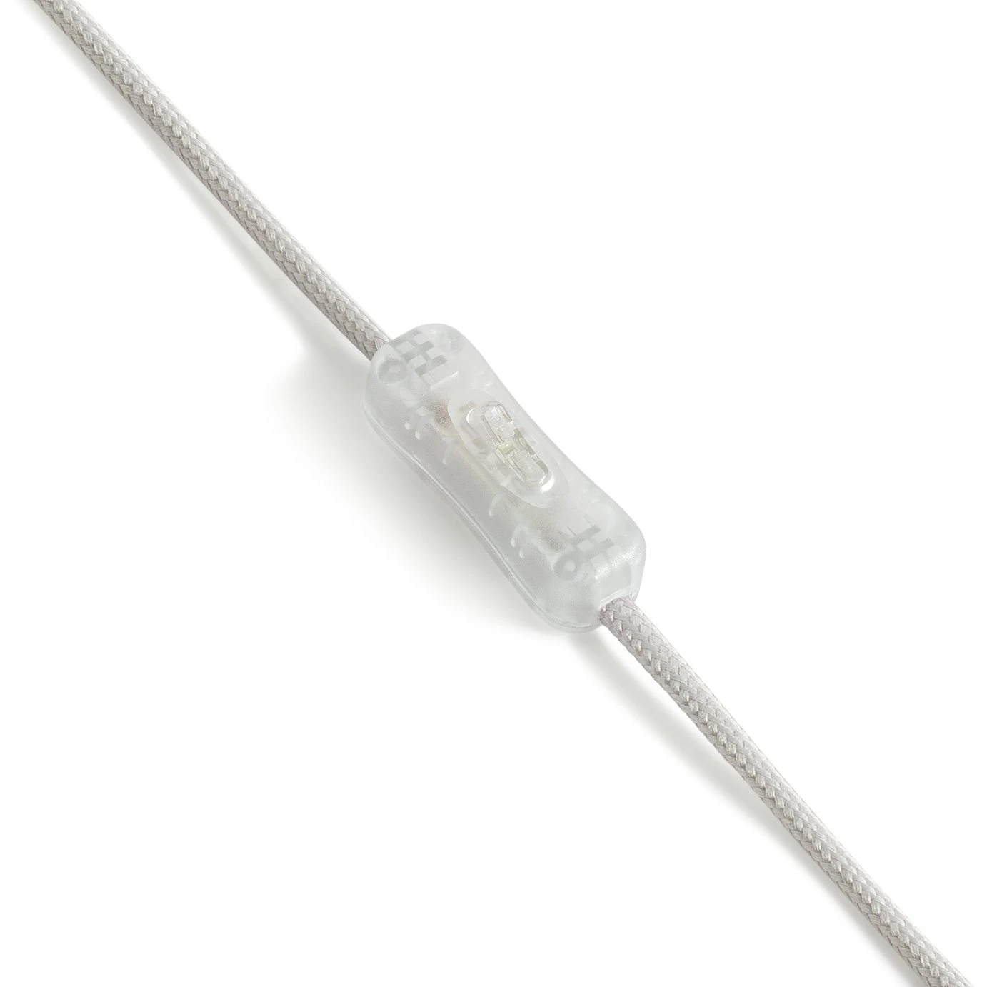 Habitat Abas Glass Table Lamp - Clear & Cream 6 Habitat Abas Glass Table Lamp - Clear & Cream - Image 6