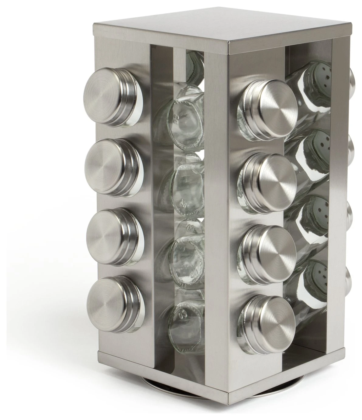 Habitat 16 Jar Stainless Steel Revolving Spice Rack 1 Habitat 16 Jar Stainless Steel Revolving Spice Rack