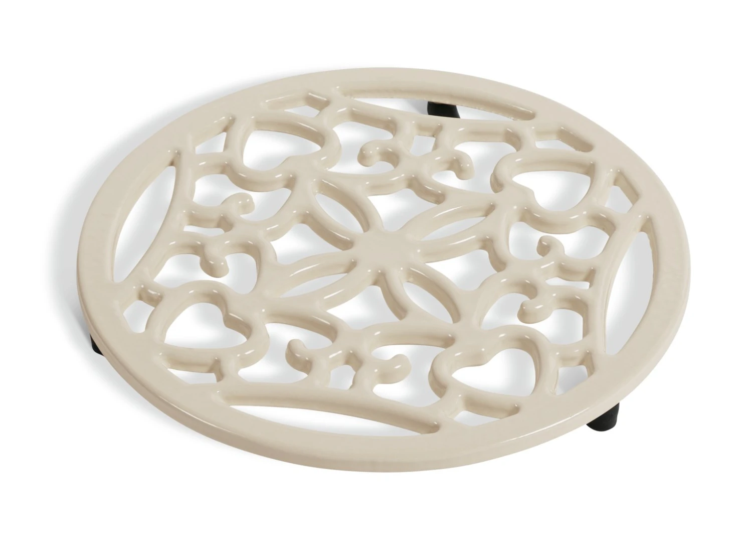 Habitat Cast Iron Trivet - Cream 1 Habitat Cast Iron Trivet - Cream