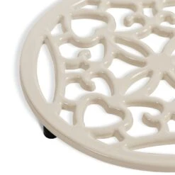 Habitat Cast Iron Trivet - Cream 7 Habitat Cast Iron Trivet - Cream -Habitat Store 9492176 R Z003A