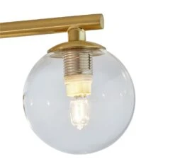 Habitat Chuck 4 Light Flush To Ceiling Light - Brushed Brass -Habitat Store 9495111 R Z002A
