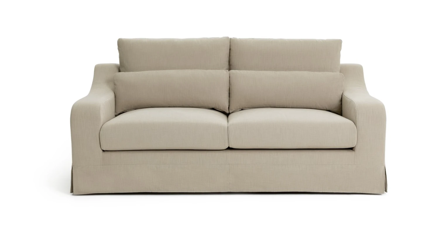 Habitat Odin Fabric 2 Seater Sofa - Natural 1 Habitat Odin Fabric 2 Seater Sofa - Natural