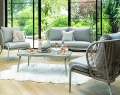 Habitat Riya 4 Seater Cane Effect Garden Sofa Set-Light Grey 15 Habitat Riya 4 Seater Cane Effect Garden Sofa Set-Light Grey -Habitat Store 9505197 R Z002C