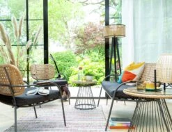 Habitat Noah 4 Seater Metal Garden Sofa Set - Black & Oak 25 Habitat Noah 4 Seater Metal Garden Sofa Set - Black & Oak -Habitat Store 9507092 R Z008C