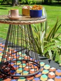 Habitat Noah 4 Seater Metal Garden Sofa Set - Black & Oak 26 Habitat Noah 4 Seater Metal Garden Sofa Set - Black & Oak -Habitat Store 9507092 R Z009C