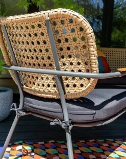 Habitat Noah 4 Seater Metal Garden Sofa Set - Black & Oak 27 Habitat Noah 4 Seater Metal Garden Sofa Set - Black & Oak -Habitat Store 9507092 R Z010C