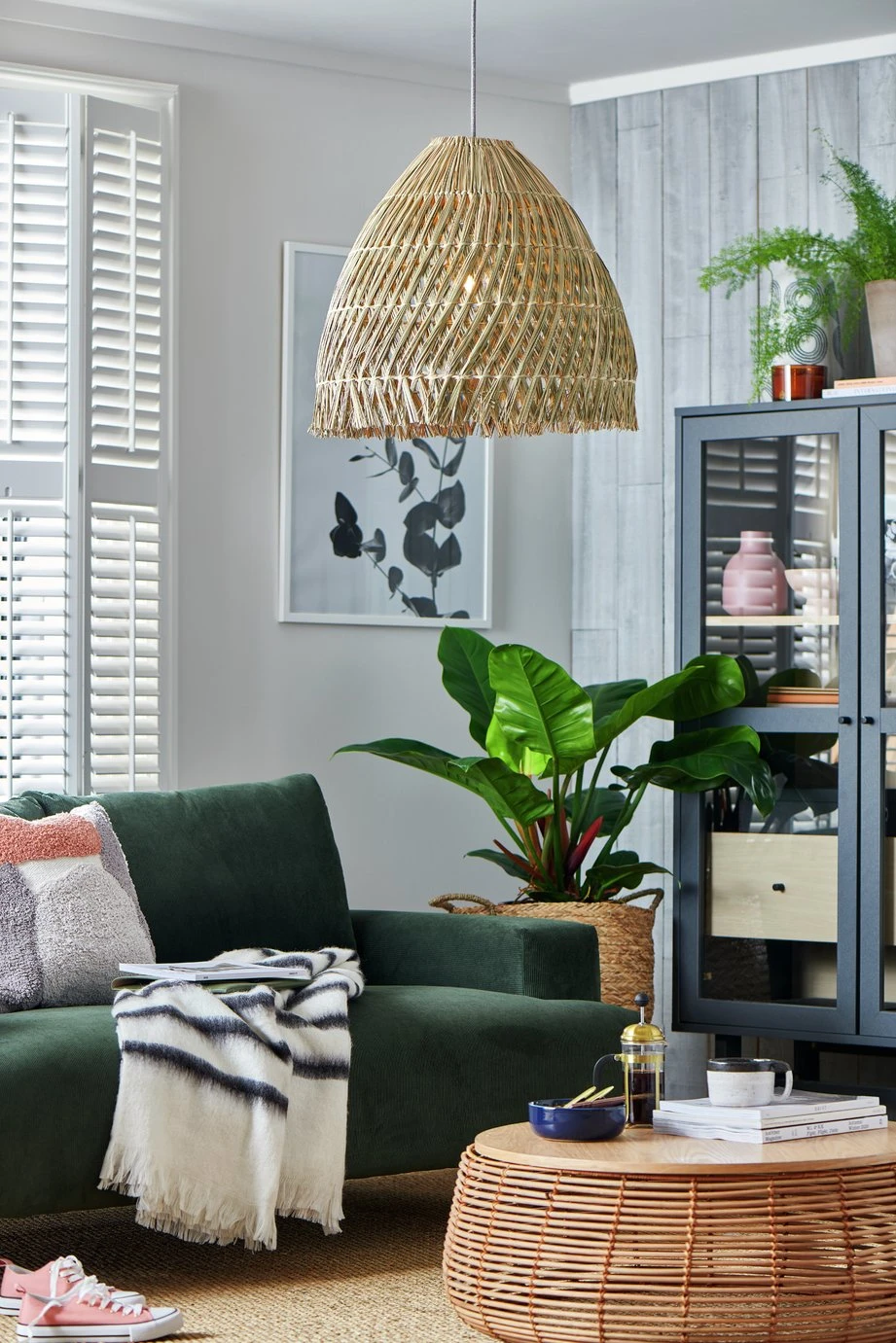 Habitat Biwa Seagrass Pendant Shade 2 Habitat Biwa Seagrass Pendant Shade - Image 2