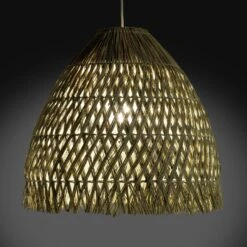 Habitat Biwa Seagrass Pendant Shade 9 Habitat Biwa Seagrass Pendant Shade -Habitat Store 9508493 R Z002C