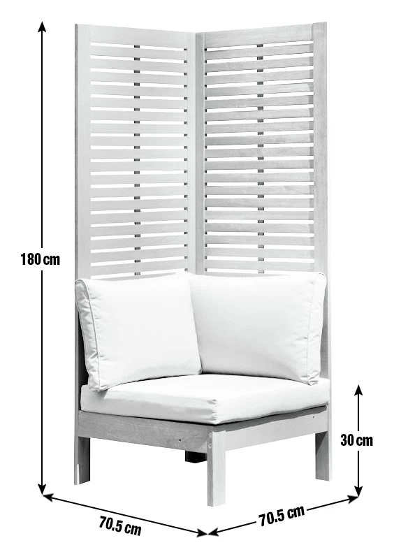 Habitat Samoa Corner Piece - Natural 3 Habitat Samoa Corner Piece - Natural - Image 3
