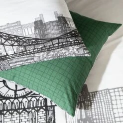 Habitat London Skyline Print Black &White Bedding Set-Single 11 Habitat London Skyline Print Black &White Bedding Set-Single -Habitat Store 9511026 R Z003A