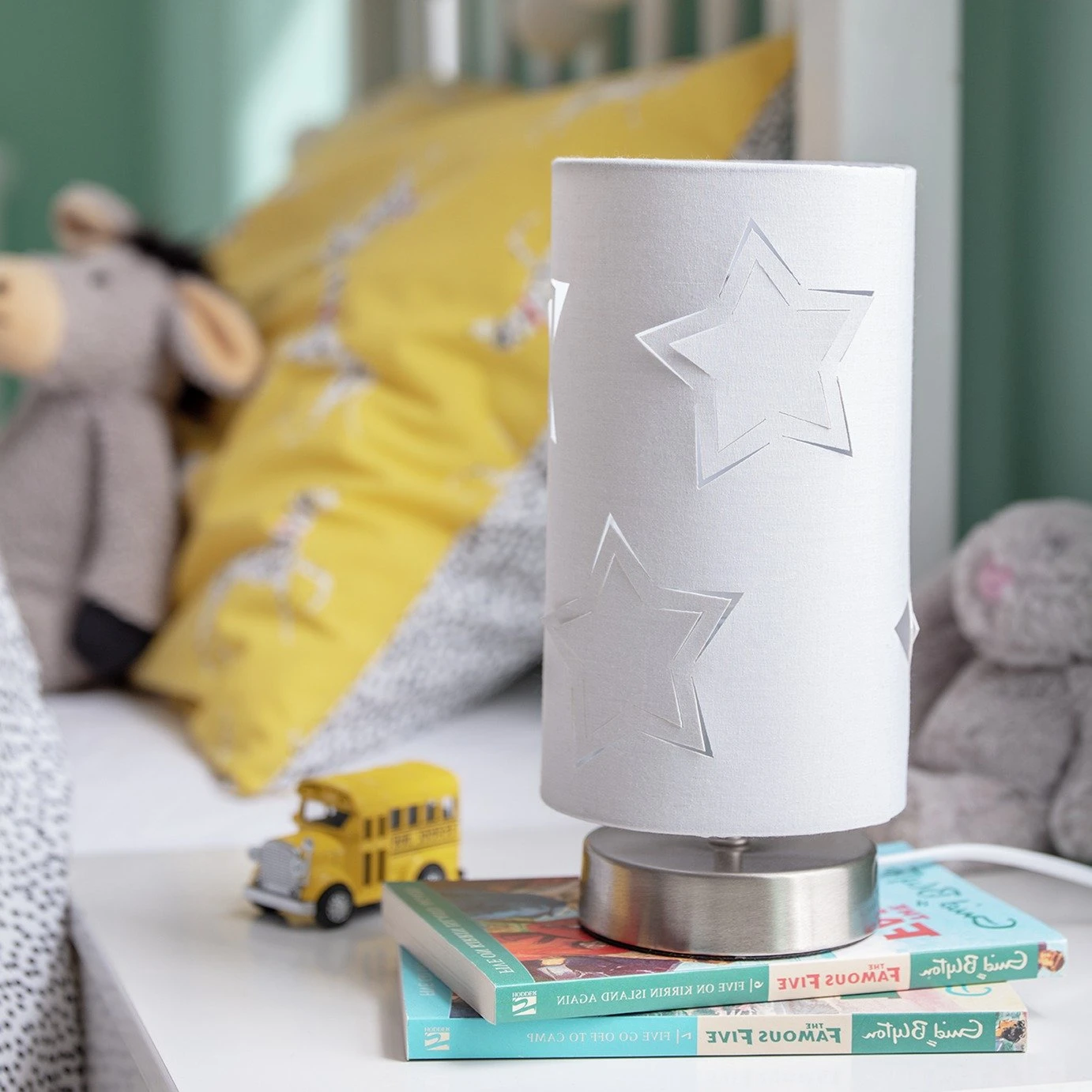Habitat Kids Star Cut Out Table Lamp - Grey 1 Habitat Kids Star Cut Out Table Lamp - Grey