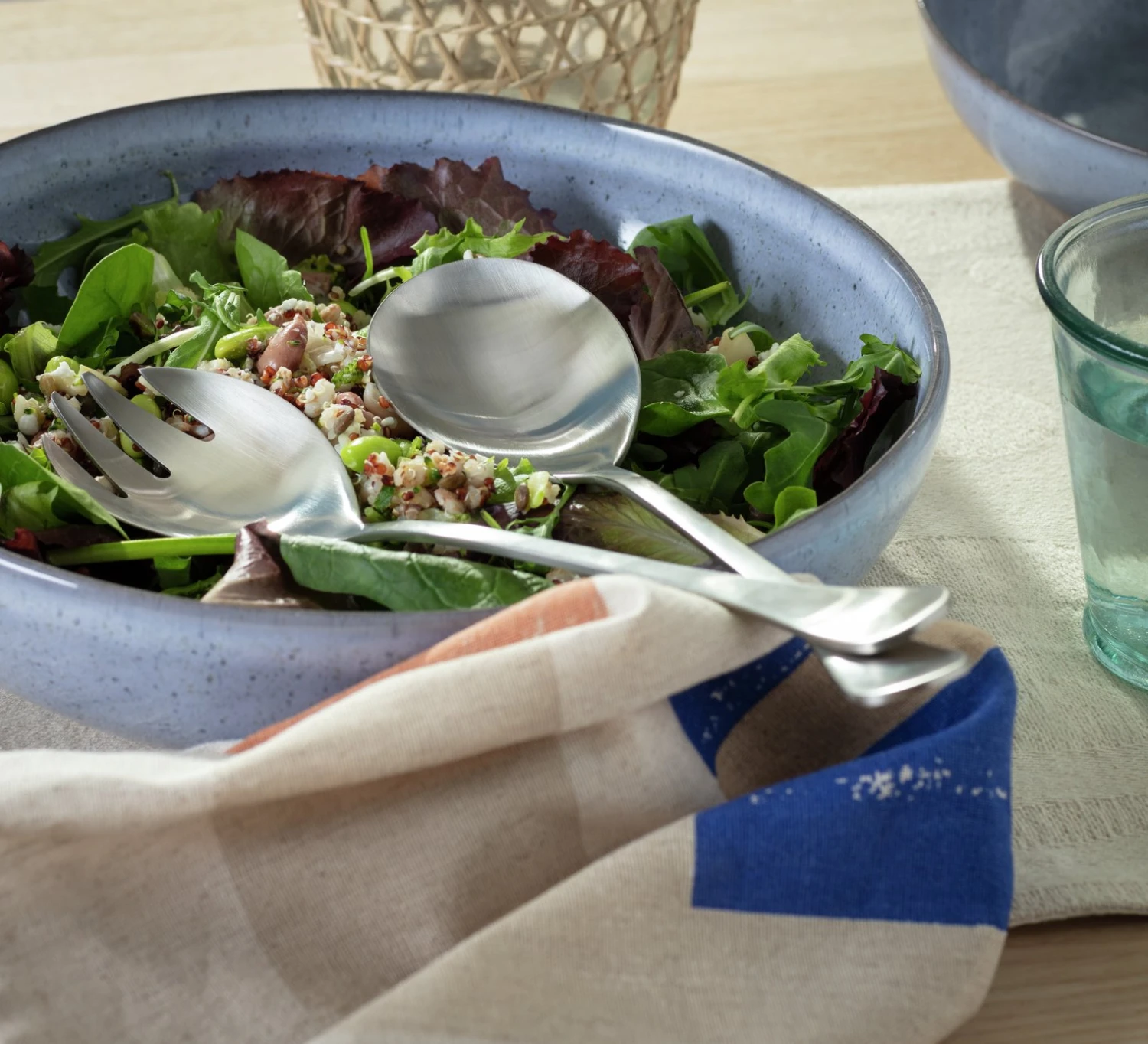 Habitat Evora 2 Piece Stainless Steel Satin Finish Servers 2 Habitat Evora 2 Piece Stainless Steel Satin Finish Servers - Image 2