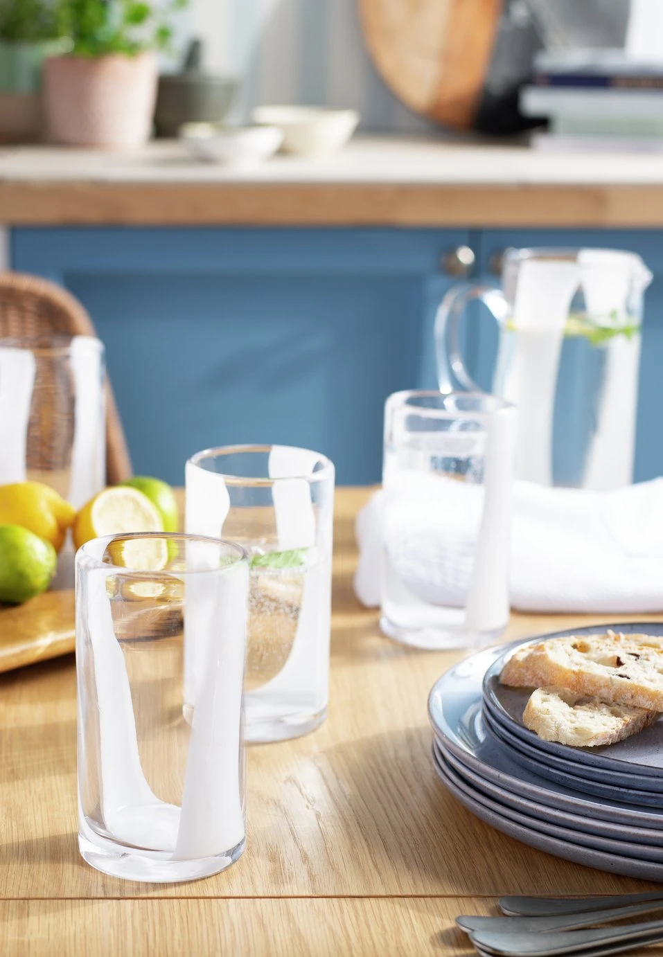 Habitat Art Glass Set Of 4 Hi Ball Glasses 2 Habitat Art Glass Set Of 4 Hi Ball Glasses - Image 2