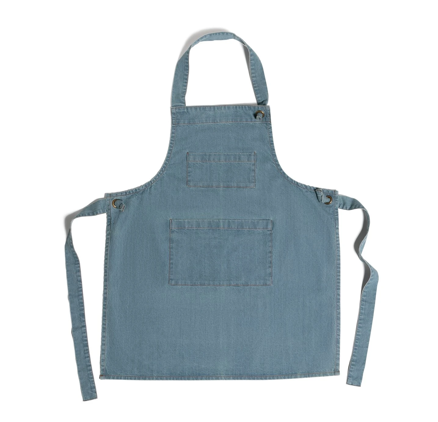 Habitat Mediterranean Denim Apron - Blue 4 Habitat Mediterranean Denim Apron - Blue - Image 4
