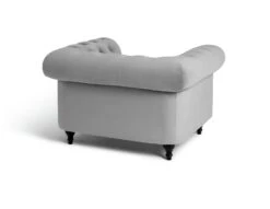 Habitat Chesterfield Velvet Armchair - Light Grey 12 Habitat Chesterfield Velvet Armchair - Light Grey -Habitat Store 9513402 R Z003A