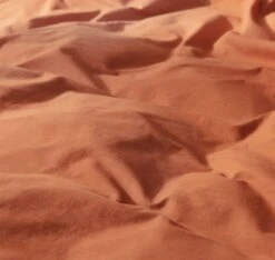 Habitat Cotton Linen Plain Rust Bedding Set - Double -Habitat Store 9513914 R Z005A