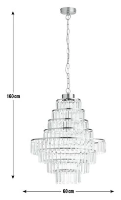 Habitat Presley Glass 8 Tier Chandelier - Brass 8 Habitat Presley Glass 8 Tier Chandelier - Brass -Habitat Store 9514449 R E001
