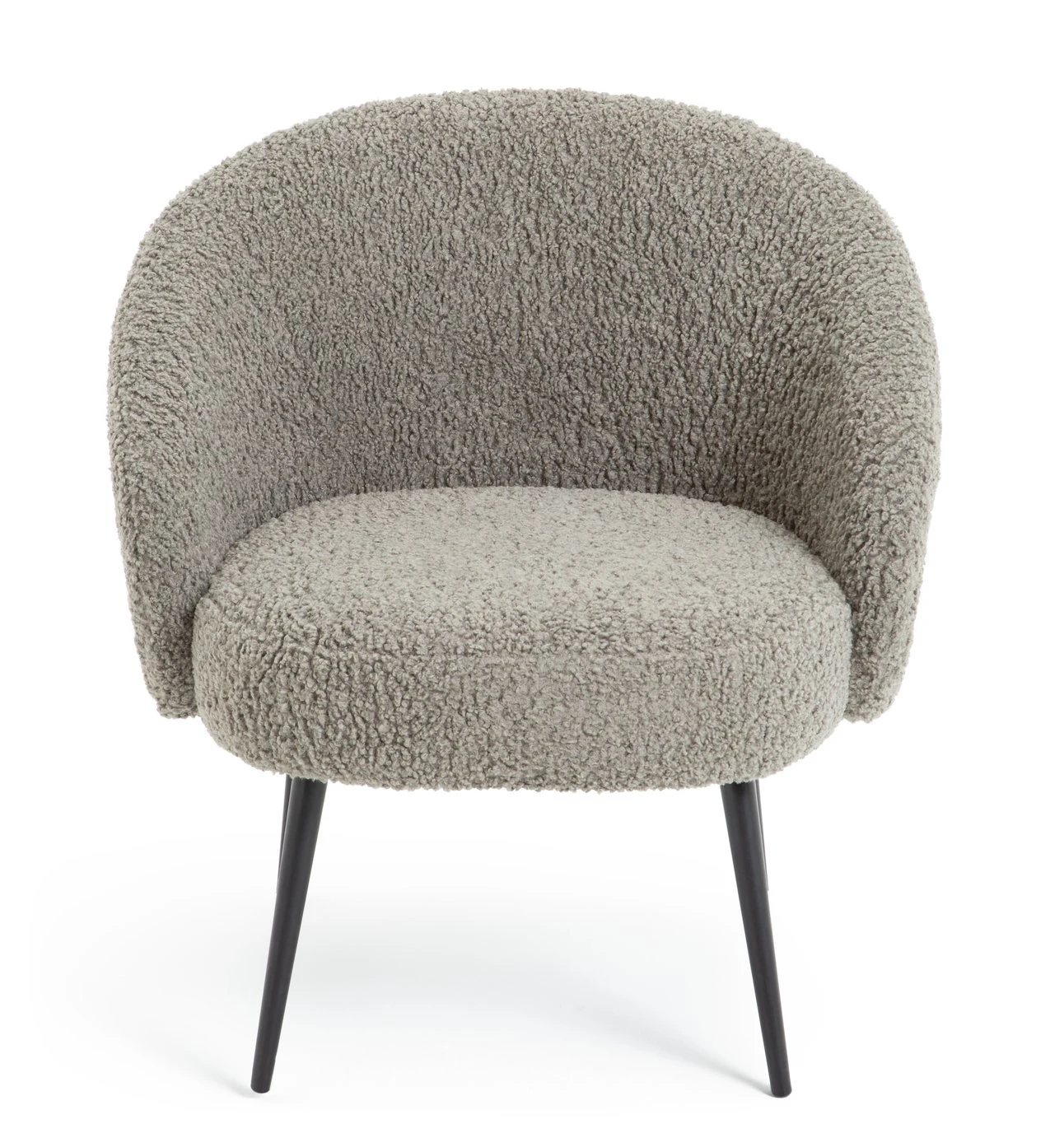 Habitat Ash Boucle Accent Chair - Grey 1 Habitat Ash Boucle Accent Chair - Grey