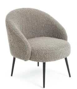 Habitat Ash Boucle Accent Chair - Grey 15 Habitat Ash Boucle Accent Chair - Grey -Habitat Store 9515510 R Z004A