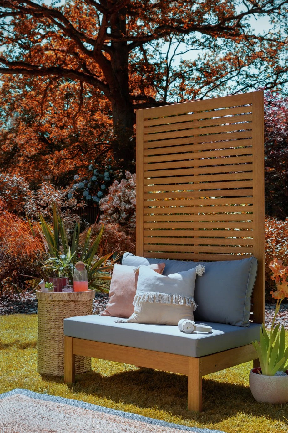 Habitat Samoa Wooden Single Seat Garden Chair-Natural 8 Habitat Samoa Wooden Single Seat Garden Chair-Natural - Image 8