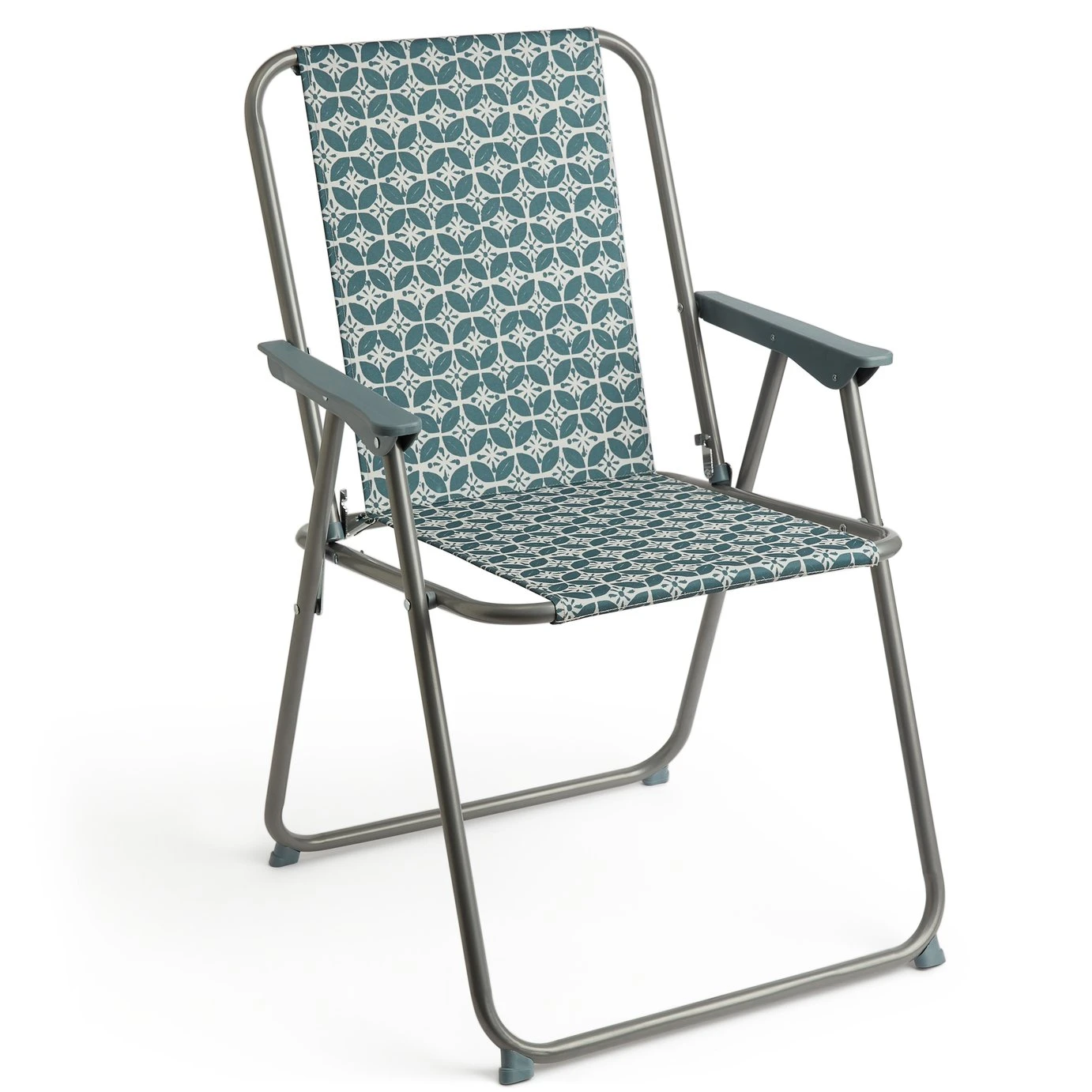 Habitat Folding Garden Chair - Blue 1 Habitat Folding Garden Chair - Blue