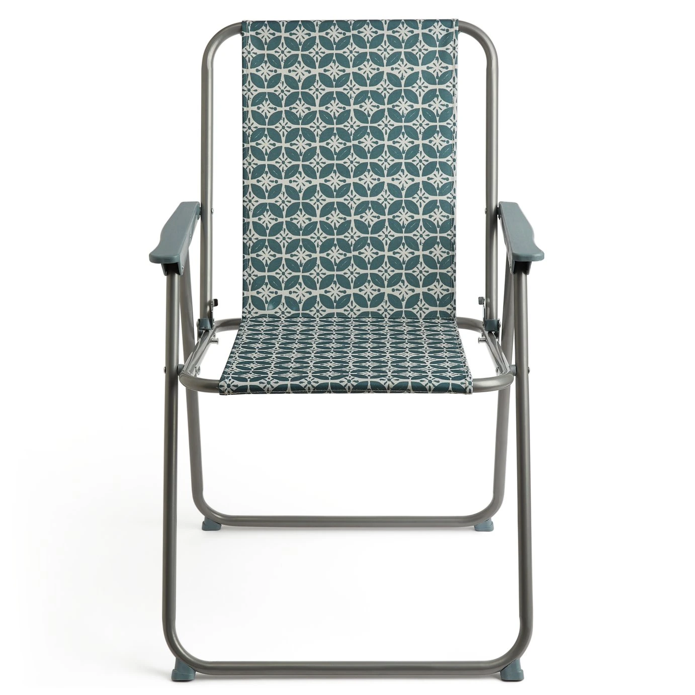 Habitat Folding Garden Chair - Blue 5 Habitat Folding Garden Chair - Blue - Image 5
