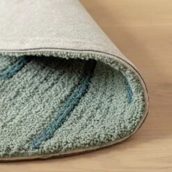 Habitat Kids Leaf Shaped Rug - Green - 80x110cm -Habitat Store 9517367 R Z003C