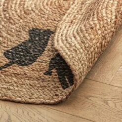 Habitat Kids Animal Abstract Jute Circle Rug - Natural -Habitat Store 9517374 R Z003C
