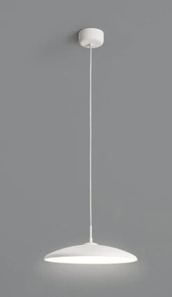 Habitat Pavo Metal LED Pendant Light - White -Habitat Store 9518971 R Z002C