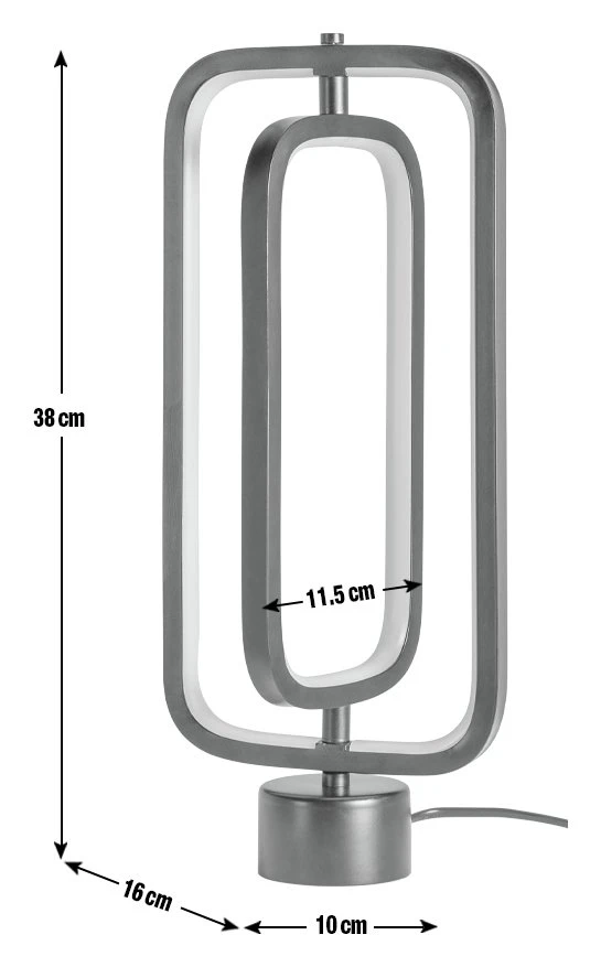 Habitat Sio Metal LED Table Lamp - Black 3 Habitat Sio Metal LED Table Lamp - Black - Image 3