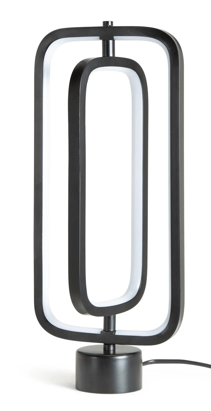 Habitat Sio Metal LED Table Lamp - Black 2 Habitat Sio Metal LED Table Lamp - Black - Image 2