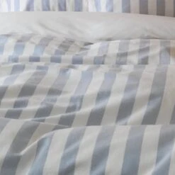 Habitat Stripe Sky Blue & White Bedding Set - Double 11 Habitat Stripe Sky Blue & White Bedding Set - Double -Habitat Store 9520385 R Z003C