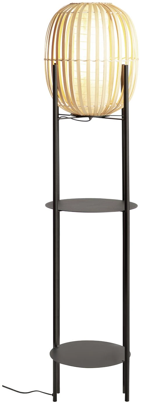Habitat Aoki Bamboo Shelved Floor Lamp 3 Habitat Aoki Bamboo Shelved Floor Lamp - Image 3