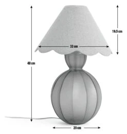 Habitat Estella Glass Table Lamp - Green 11 Habitat Estella Glass Table Lamp - Green -Habitat Store 9522613 R E001