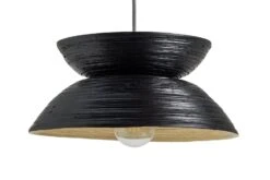 Habitat Hypnos Spun Bamboo 2 Tier Shade - Black