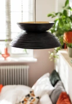 Habitat Hypnos Spun Bamboo 2 Tier Shade - Black -Habitat Store 9523832 R Z002C